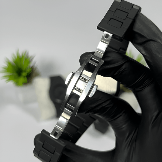 Black Arabic Aura Watch Al-Meezan