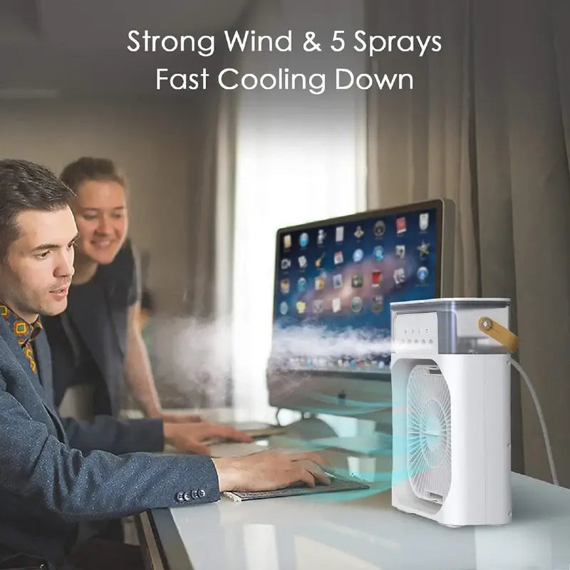 Portable Cooler Fan with Mist Rafirise