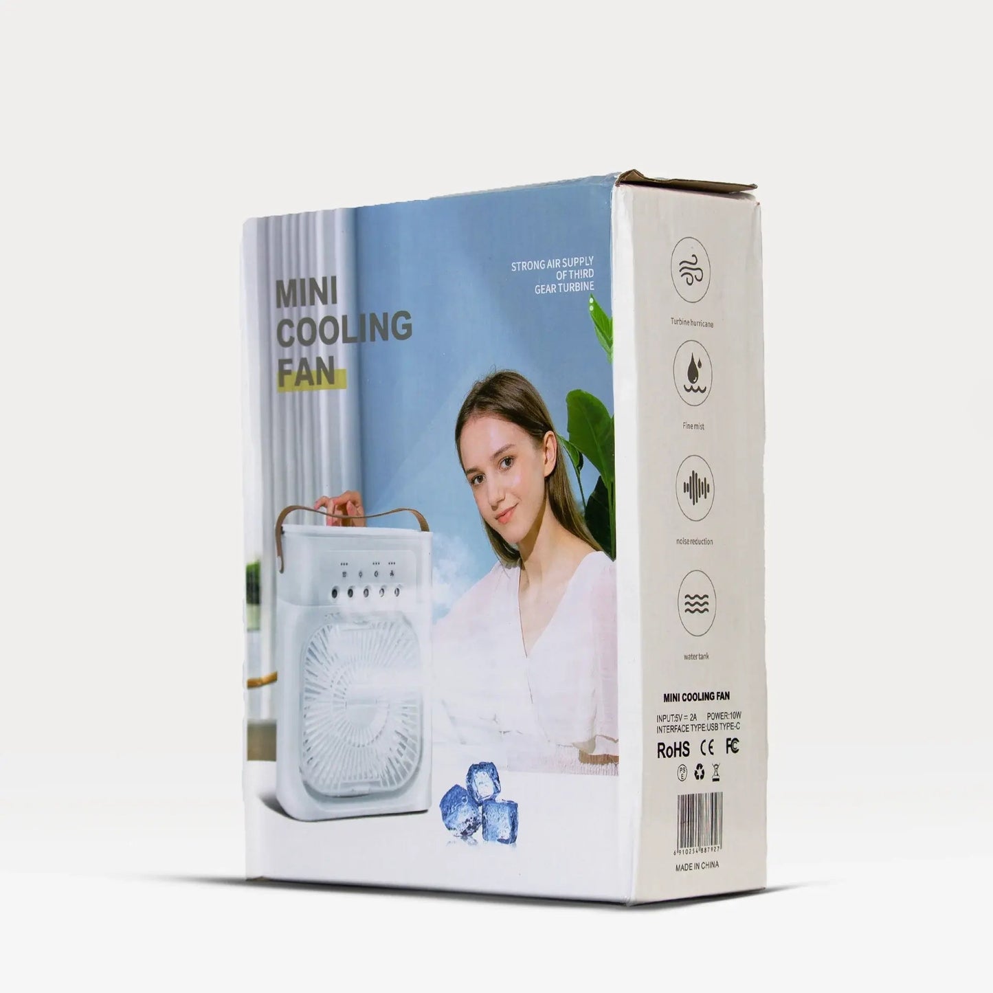 Portable Cooler Fan with Mist Rafirise