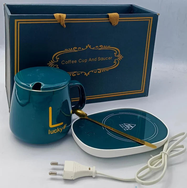 Electric Coffee Mug Warmer Set Al-Meezan