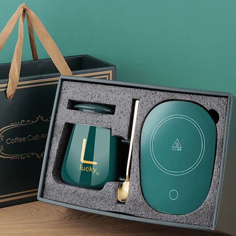 Electric Coffee Mug Warmer Set Al-Meezan