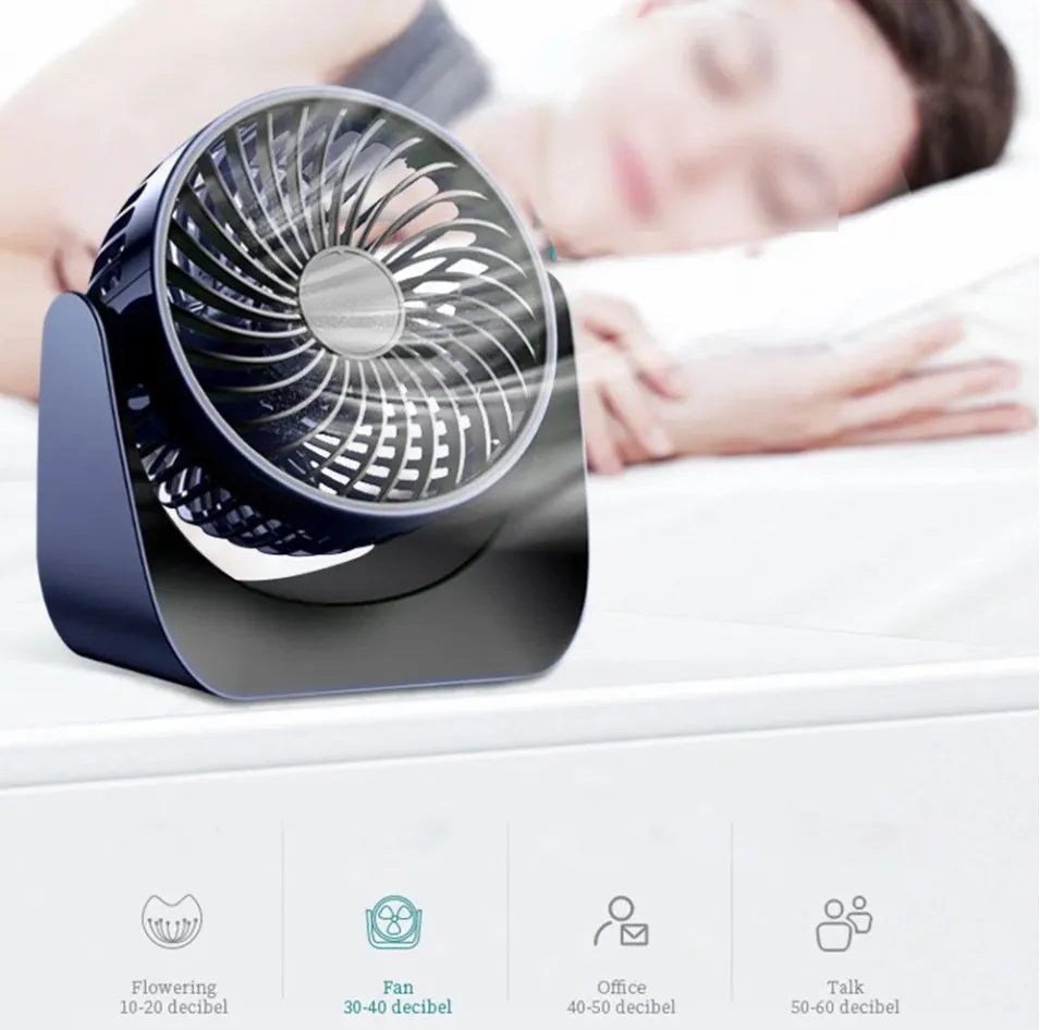 360° Rotate Desktop Fan Al-Meezan
