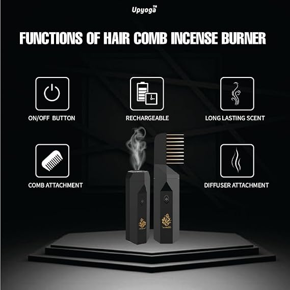 2 in 1 Hair Comb Incense Burner Al-Meezan