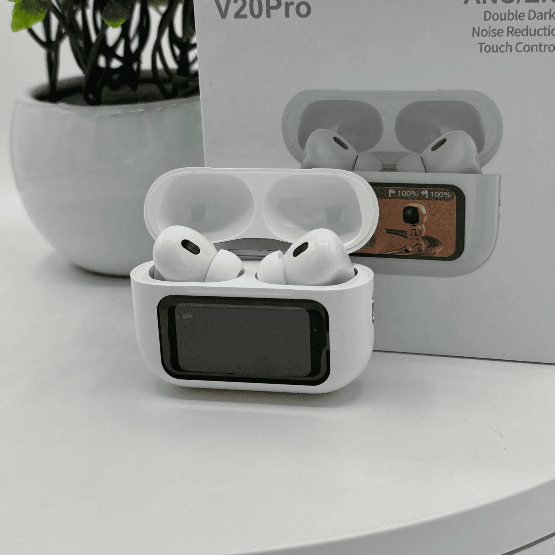 Wireless AirPods with Display Case Rafirise