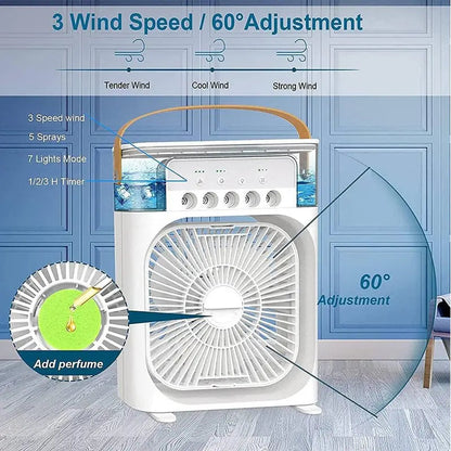 Portable Cooler Fan with Mist Rafirise