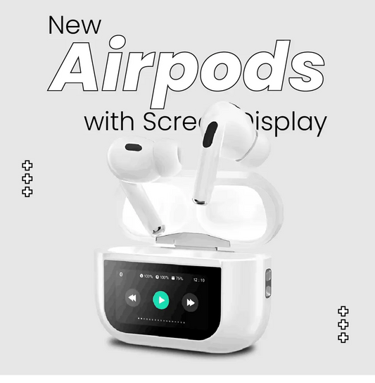 Wireless AirPods with Display Case Rafirise
