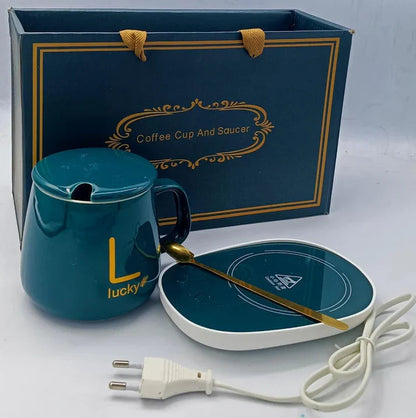 Electric Coffee Mug Warmer Set Al-Meezan