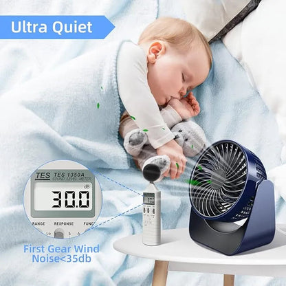 360° Rotate Desktop Fan Al-Meezan