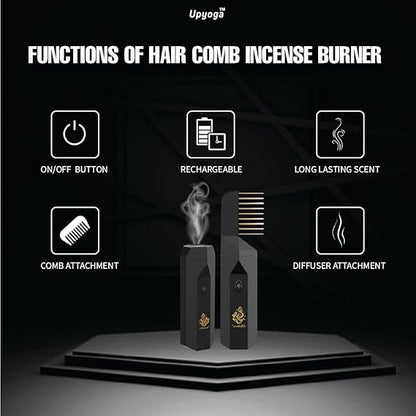 2 in 1 Hair Comb Incense Burner Al-Meezan